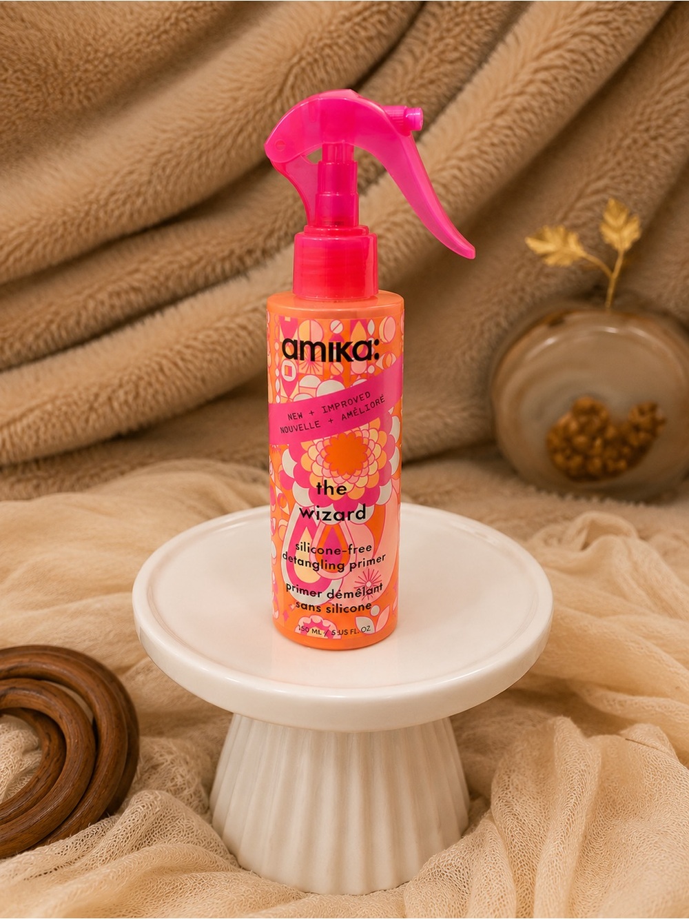 ✨NEW Amika The Wizard Detangling Primer Full Size 5oz | 150mL